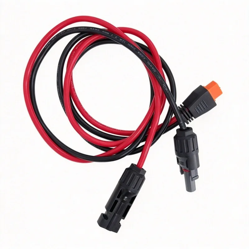 10AWG-XT60i injection molded version converted to MC--4 1M suitable for solar panels and portable charging cables