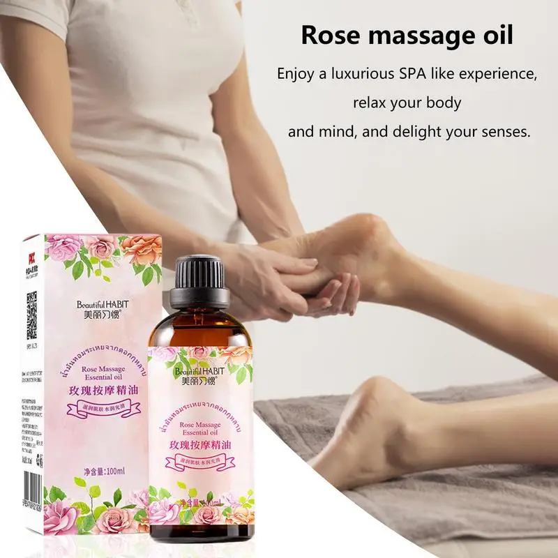 Huile de Rose Florale Biologique, Essentielle de Énergie, Essence bobines ale Naturelle, Bon Effet Hydratant, Éclaircit le Teint de la Peau, pour la miles