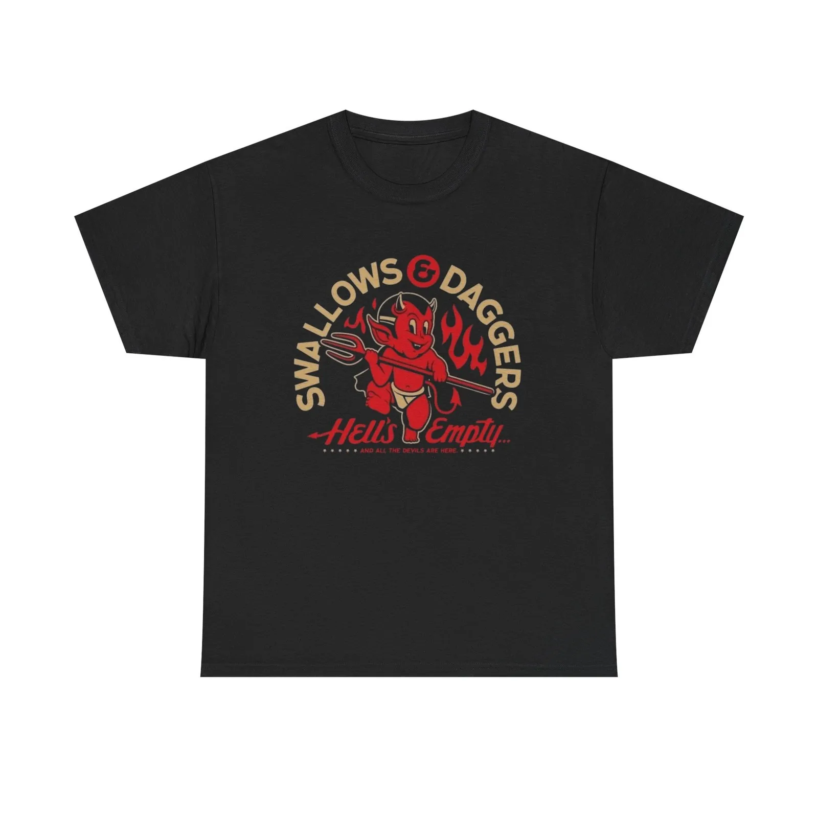 Hell's Empty Graphic T-Shirt Unisex Heavy Cotton Tee NEW