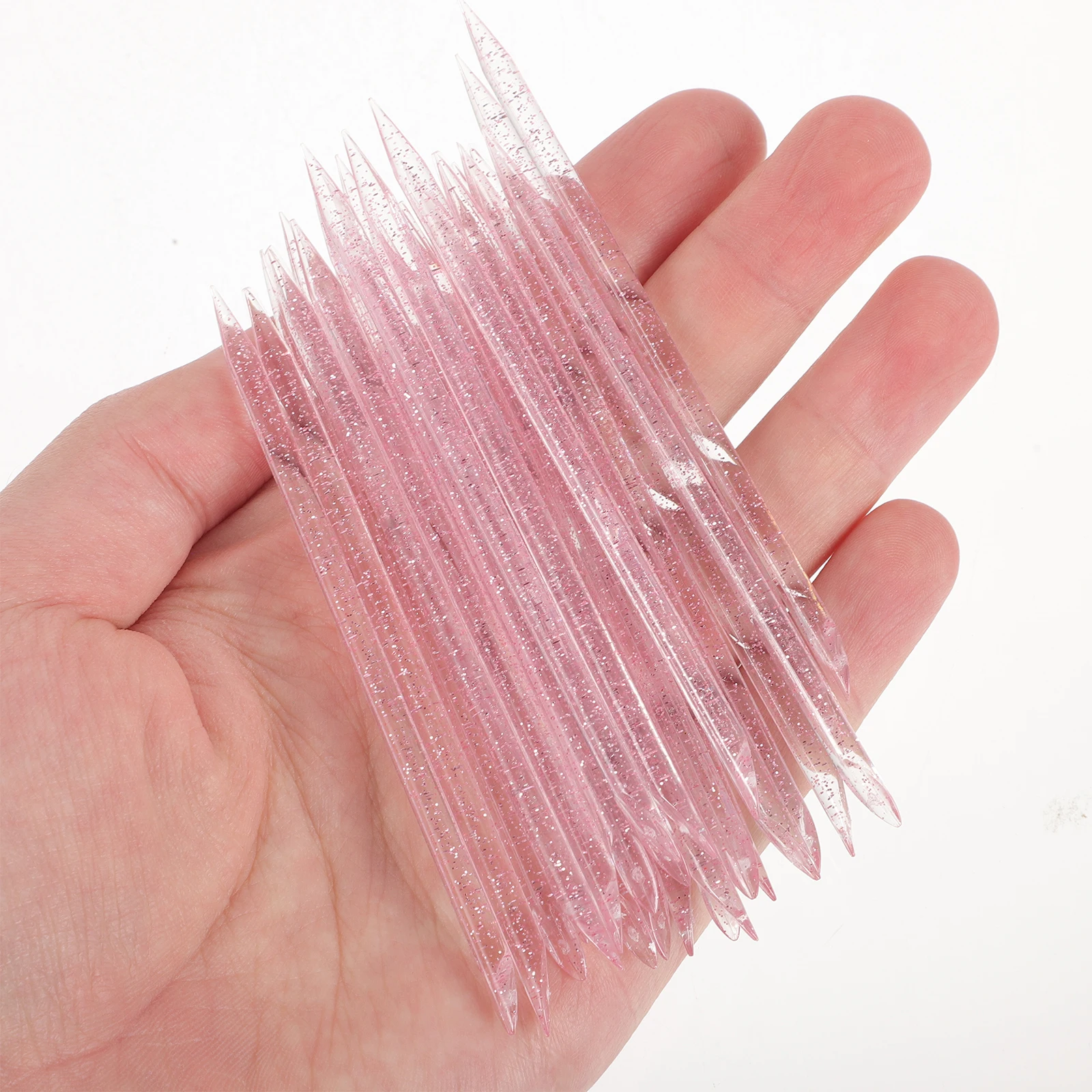 100 stuks nail art strass picker pen dubbelzijdig manicure tool voor plaatsing puntjes pen benodigdheden