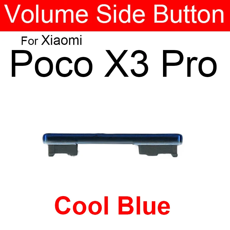 For Xiaomi Poco Pocophone M3 M3 Pro X3 NFC X3 Pro Up/Down Volume Side Button Volume Audio Control Side Key Buttons Repair Parts image 6