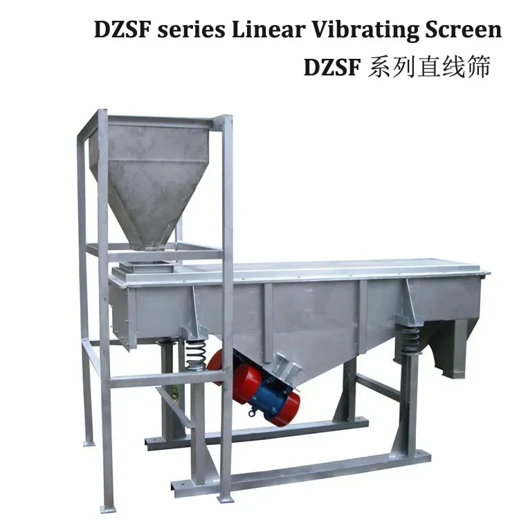 Fine sieving linear vibrating screen