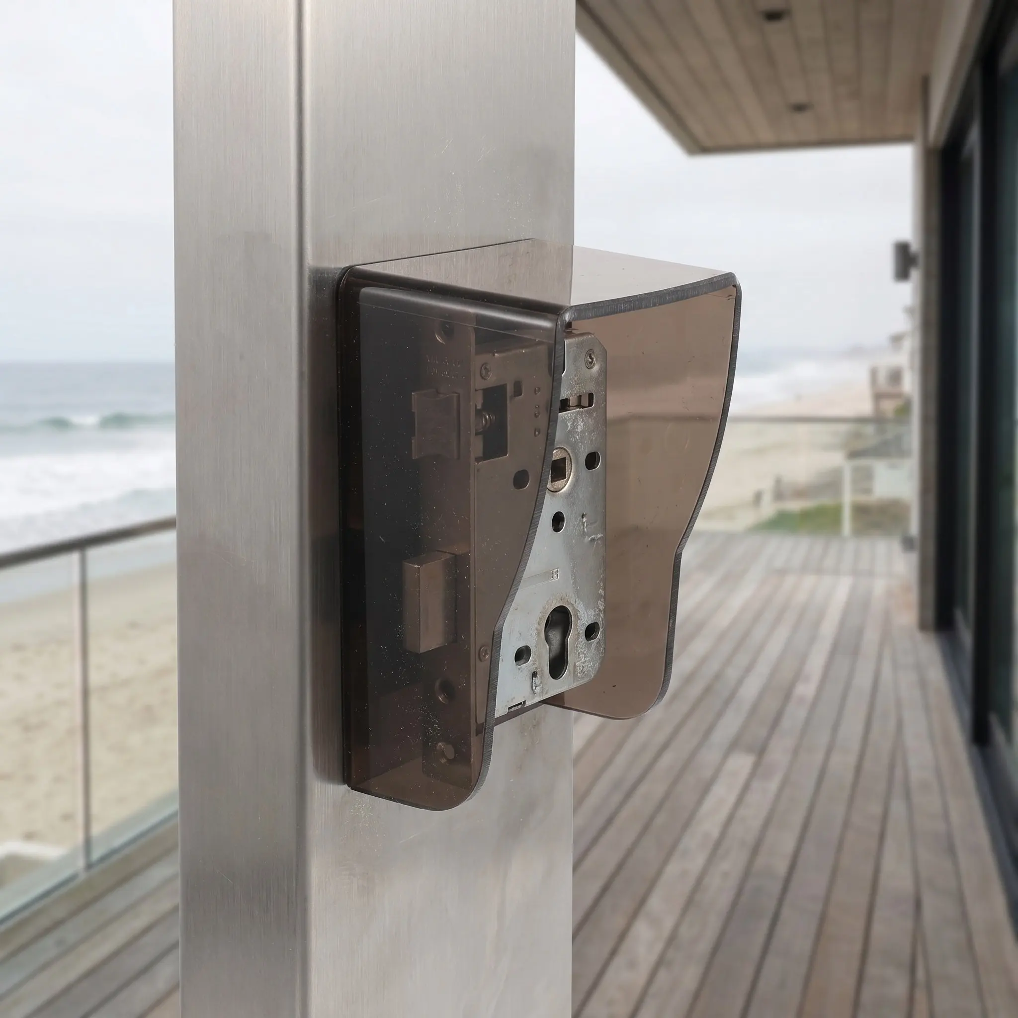 Outdoor Keypad Cover Plastic Doorbell Rain Cover Waterproof Lock Dust Shield Door Access Control Attendance Machine Protection