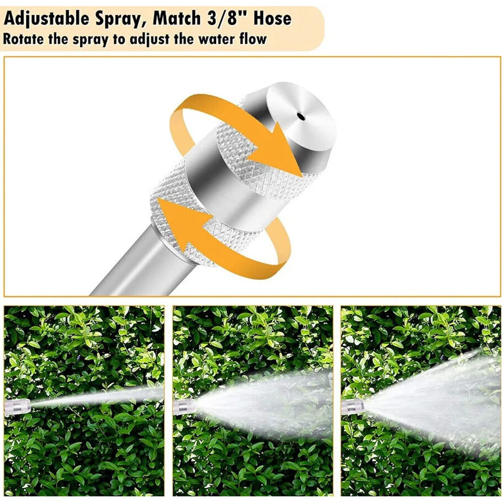 

Sprayer Wand 3/8\\\" Brass Barb Stainless Steel Sprayer 29 Inches Replace Garden Vehicle Wash Watering Nozzel Erplacement Part