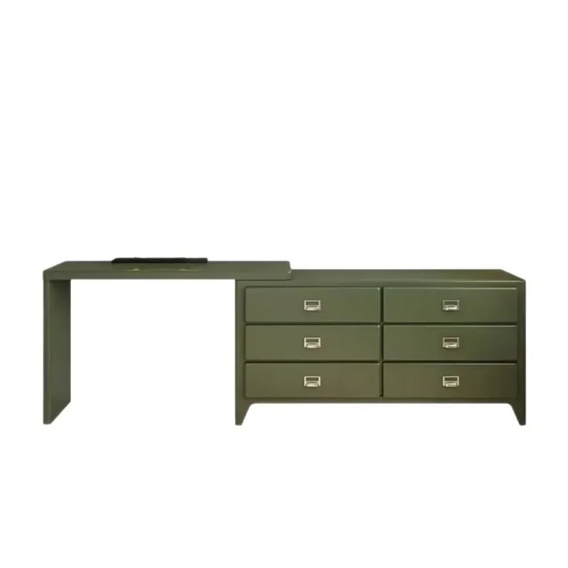 Dresser, chest, integrated corner dressing table, bedroom retractable dressing table, bedside end storage table