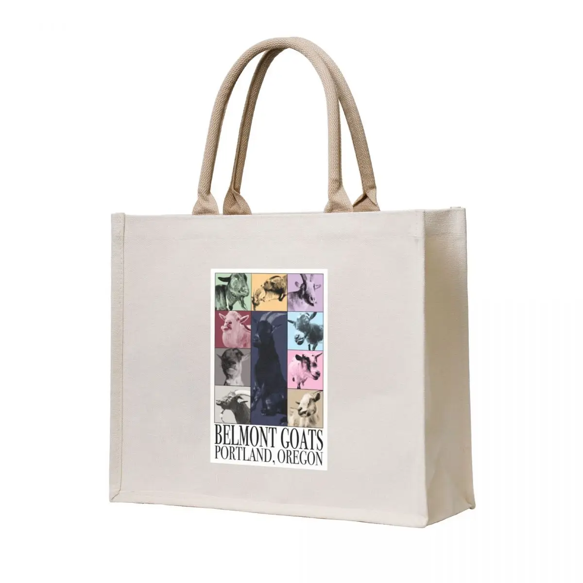 

Belmont Goats - Eras Tote Bag custom canvas bag canvas bags tote bag screen