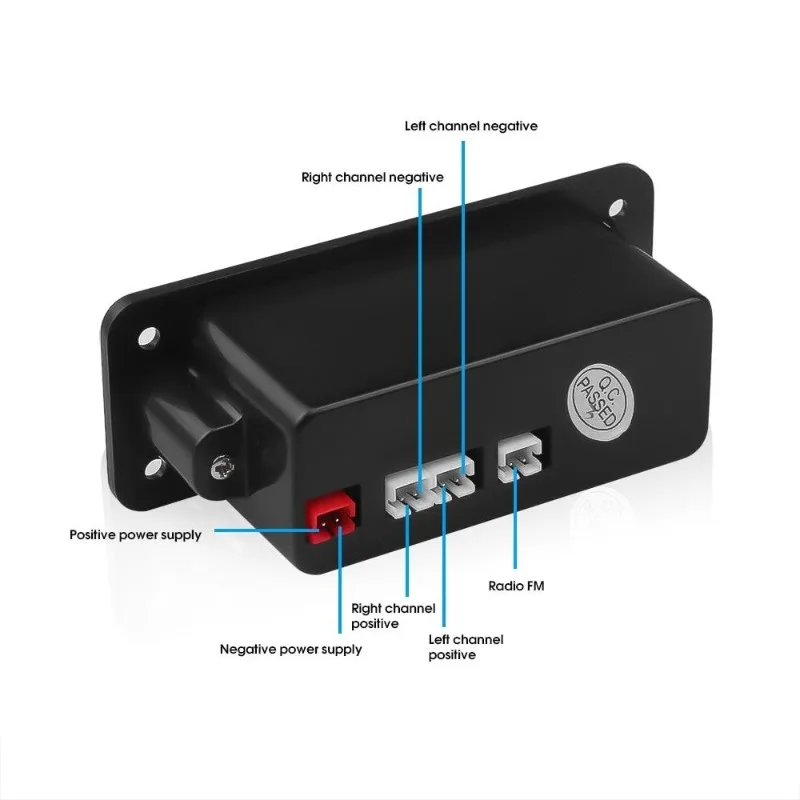 Bluetooth 5.0 scheda di decodifica del lettore MP3 2X3W altoparlante modulo Radio FM per auto 5V TF Audio USB per vivavoce per auto