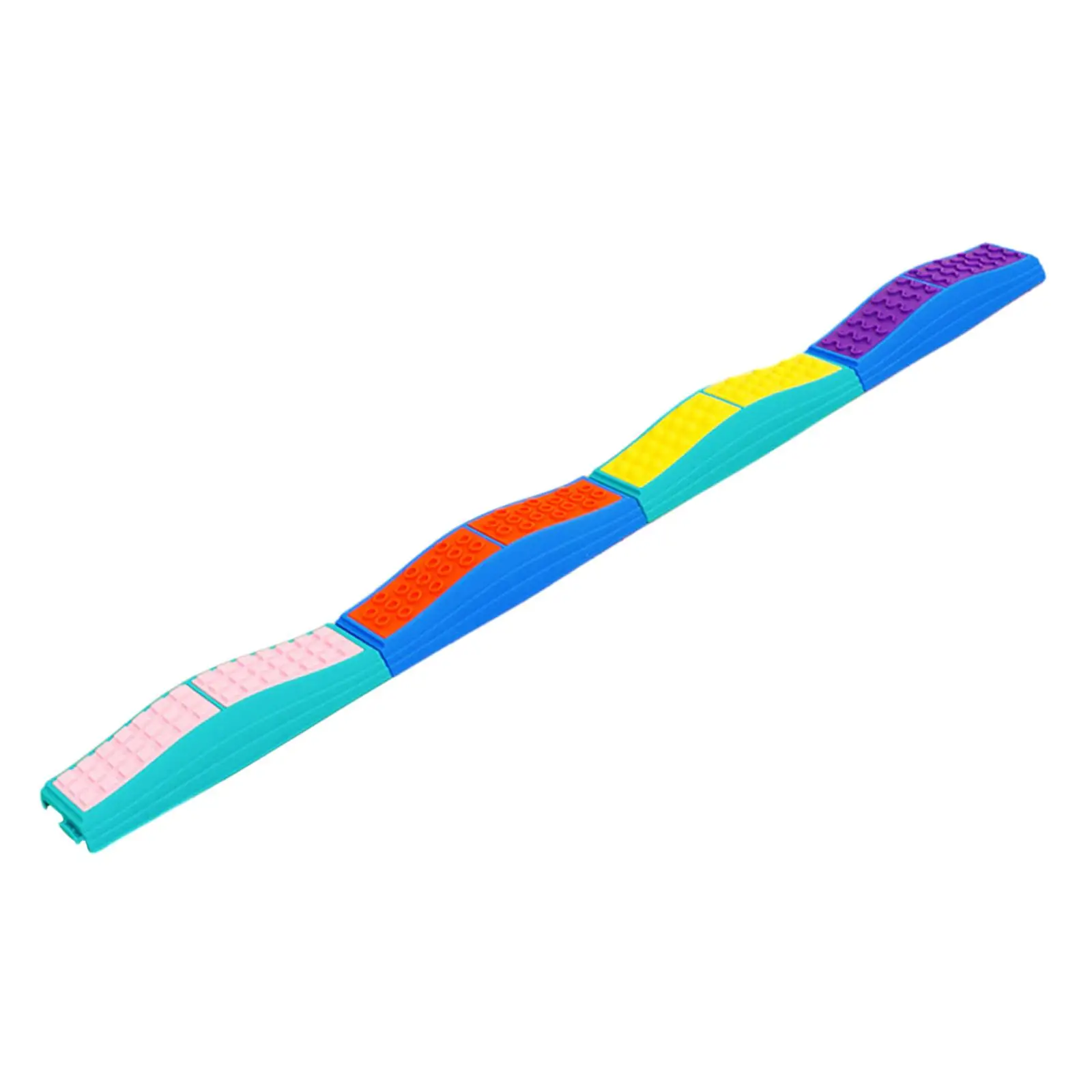 Colored Balance Beams for Kids Balance Block Gym Toys Indoor Outdoor Promote Agility Strength Non Slip Textured Obstacle Course