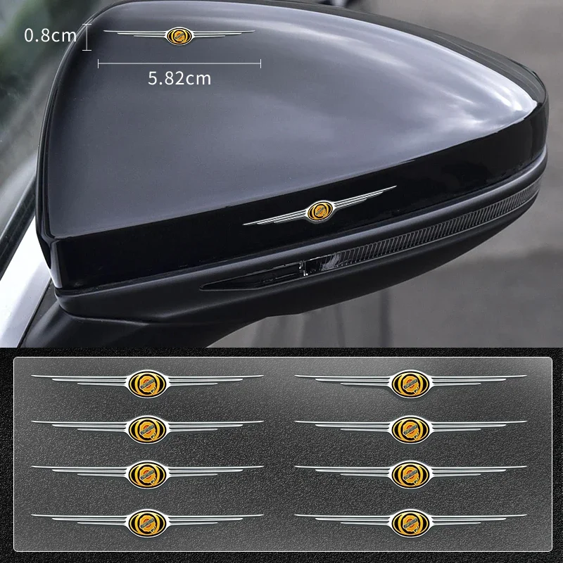 Car motorcycle Styling 3D Alloy Metal Motorcycle Emblem Badge Sticker For Chrysler 300c PT Cruiser Grand Voyager Pacifica Town