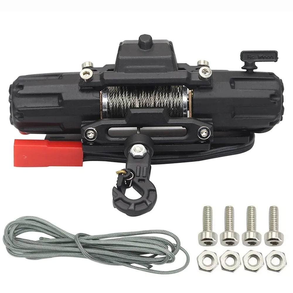 

Автоматическая лебедка из сплава, беспроводная система дистанционного управления для осевого TRX4 trx6 SCX10 90046 Redcat TF2 CC01Capra 1/10, радиоуправляемая автомобильная деталь