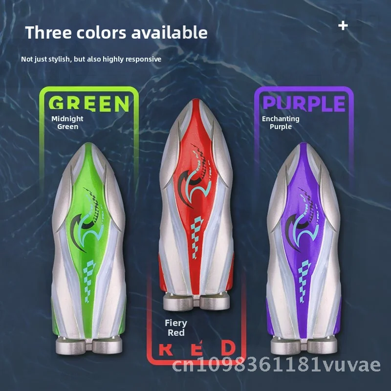 

High-Speed Remote Control Boat 2.4G Wireless Electric Mini Speedboat with Long Endurance Rechargeable Battery Various Colors