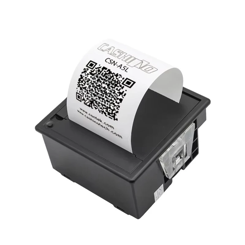 2 Inch Micro Embedded Thermal Receipt Printer CSN-A5L RS232 TTL USB DC5-9V Panel Mount Thermal Printing Module
