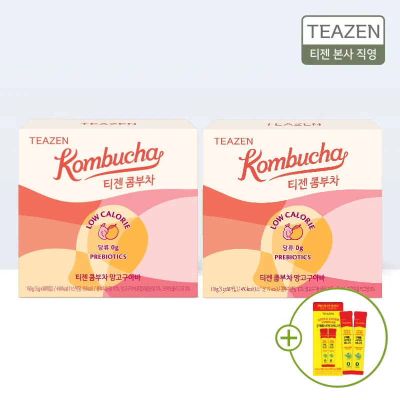 [1+1] Teazen Kombucha Mango Guaaba 30 Sticks + 2Sticks