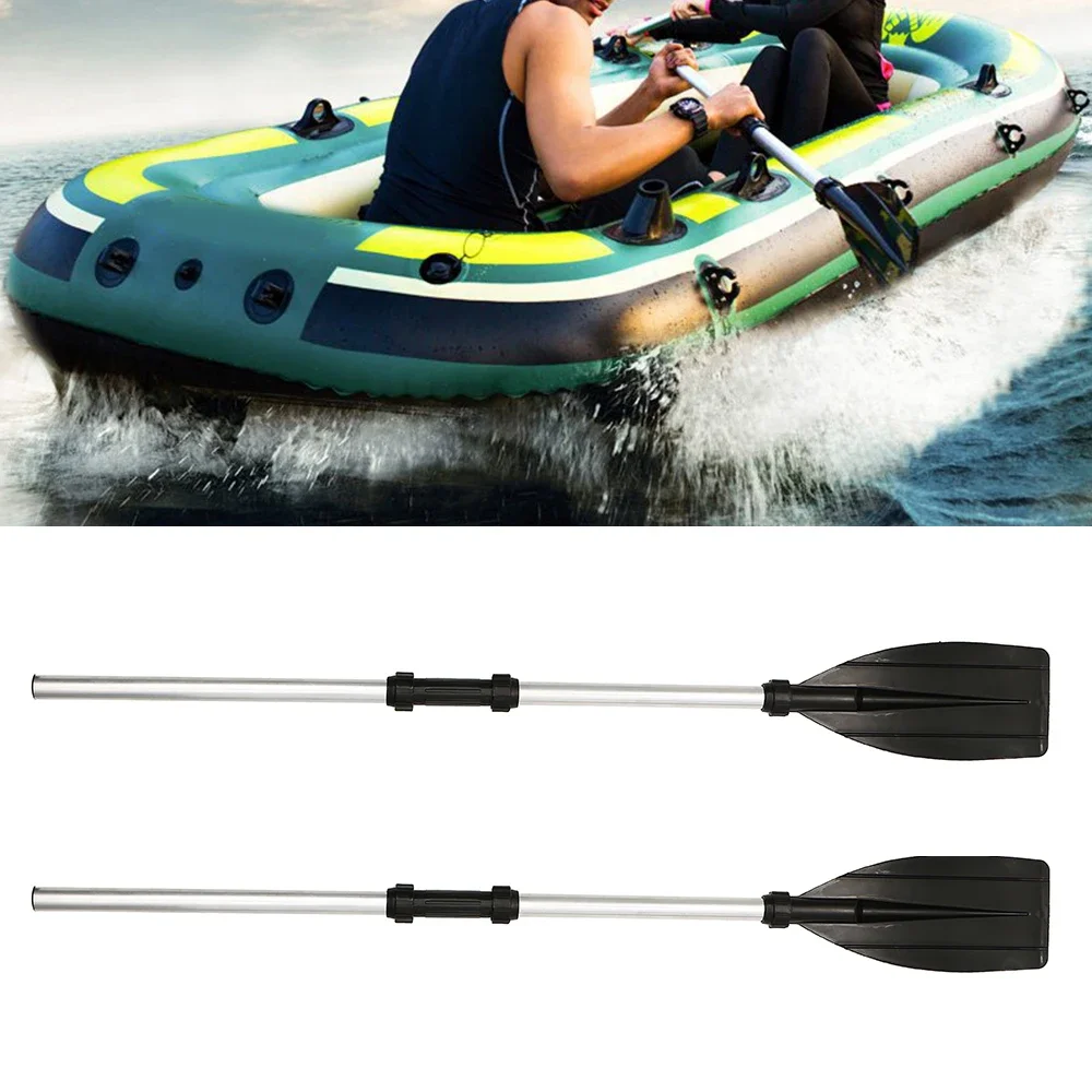 2PCS Heavy Duty Paddles Kayak for Inflatable Kayaks Aluminium Alloy Kayak Oars Adjustable Length Portable Paddles Play Outside