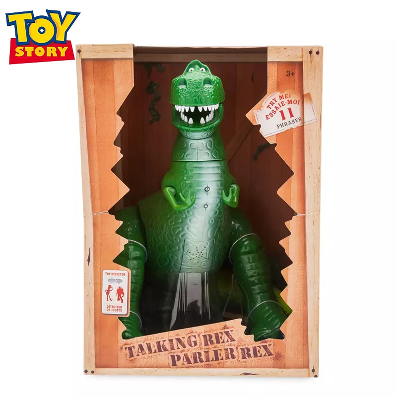 Original Disney Toys Story 4 Rex The Green Dinosaur Interactive Vocalize Action Figure Model Doll Children Collectible Toy Gifts