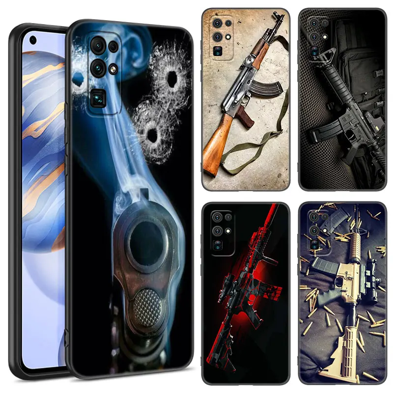 The Military Weapon Phone Case For Huawei Honor 70 90 Lite X40 GT X50 i X5 Plus X6A X6S X7A X8A X8B X6 X7 X8 X9 4G X9A X9B 5G