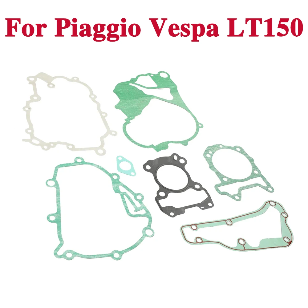 Full Gasket Kit Motorcycle Engine Cylinder Crankcase Clutch Gaskets For Piaggio Vespa Primavera Sprint LX LXV LT S 125 150 3V