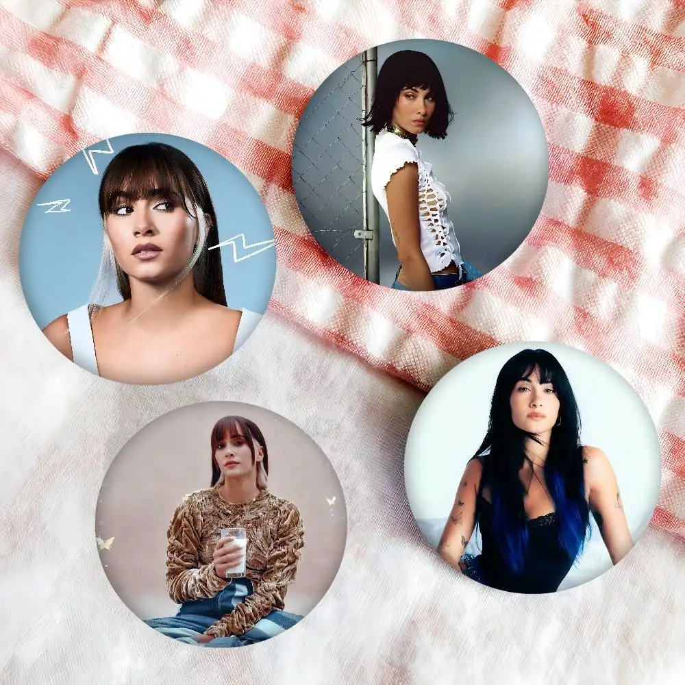 Aitana المغني أنيمي زر دبوس بروش اليدوية للملابس الكرتون شارة ظهره الديكور مجوهرات اكسسوارات #3