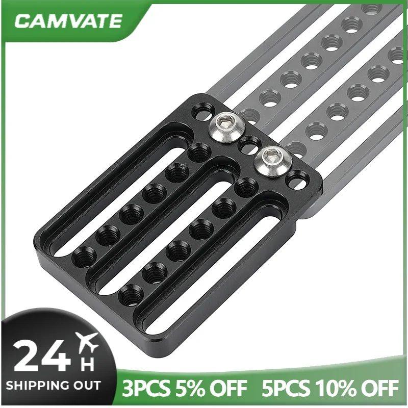 CAMVATE Mini Square Camera Cheese Plate Extension Plate With 1/4\