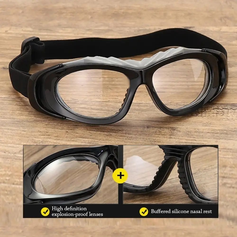 Impact Resistance Sports Glasses Professional Eye Protective Optical Frame Safety Goggles Adjustable Cycling Basketball Glasses