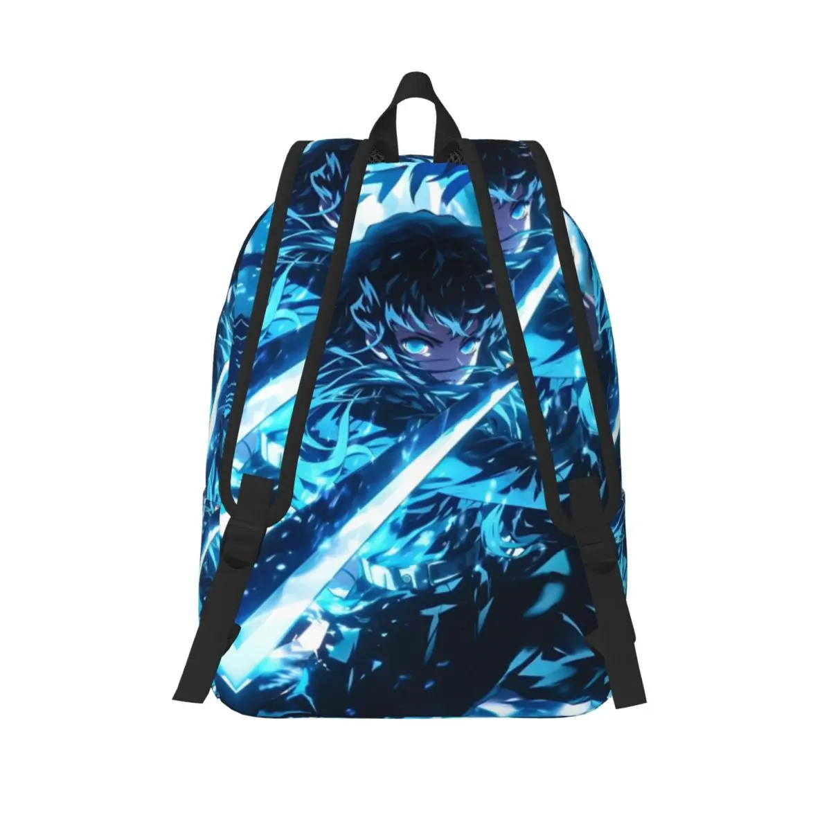 Mist Hashira Muichiro Tokito 배낭 남성용 여성용 멋진 학생 작업 데이 팟 애니메이션 악마 슬레이어 노트북 숄더백 야외