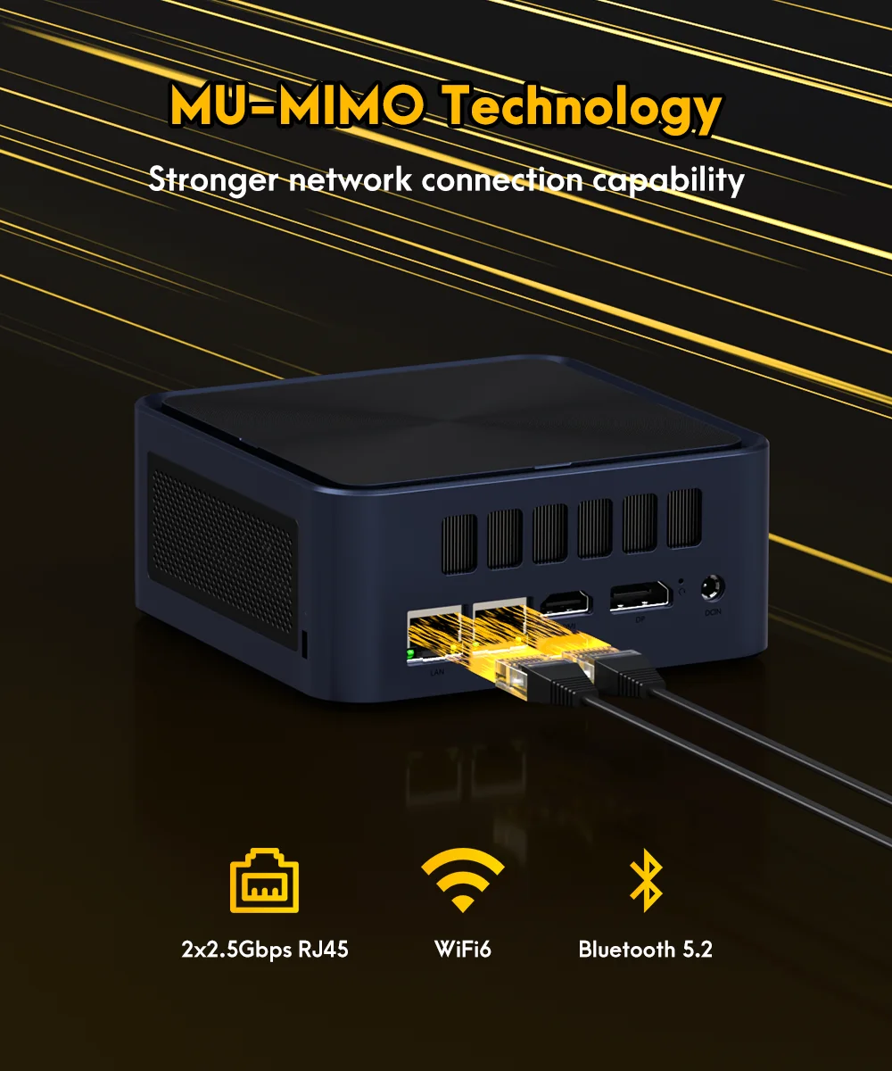 ZXIPC MINI PC NucBox Gaming Mini PC AMD Ryzen7 8745HS DDR5 Oculink Barebone NO RAM NO ROM Desktop Computer WIFI6