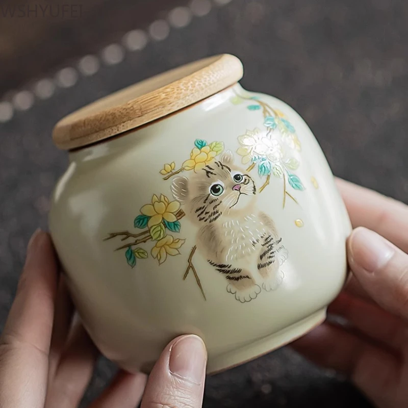 Urna funerária com esmalte de gelo para cinzas adultas, urnas humanas pequenas comemorativas, lembrança de cerâmica, urna de enterro em casa ou cemitério ou nicho