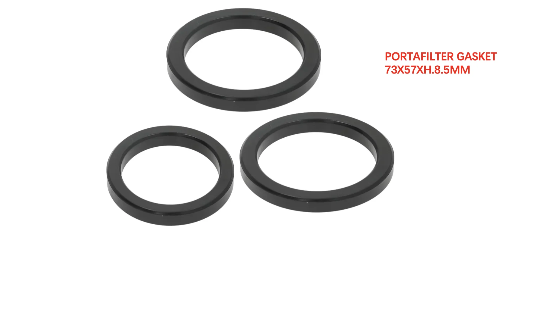GUARNICIÓN PARA PORTAFILTRO 1186723 73x57x8,5mm GUARNICIÓN ORIGINAL 3 unidades