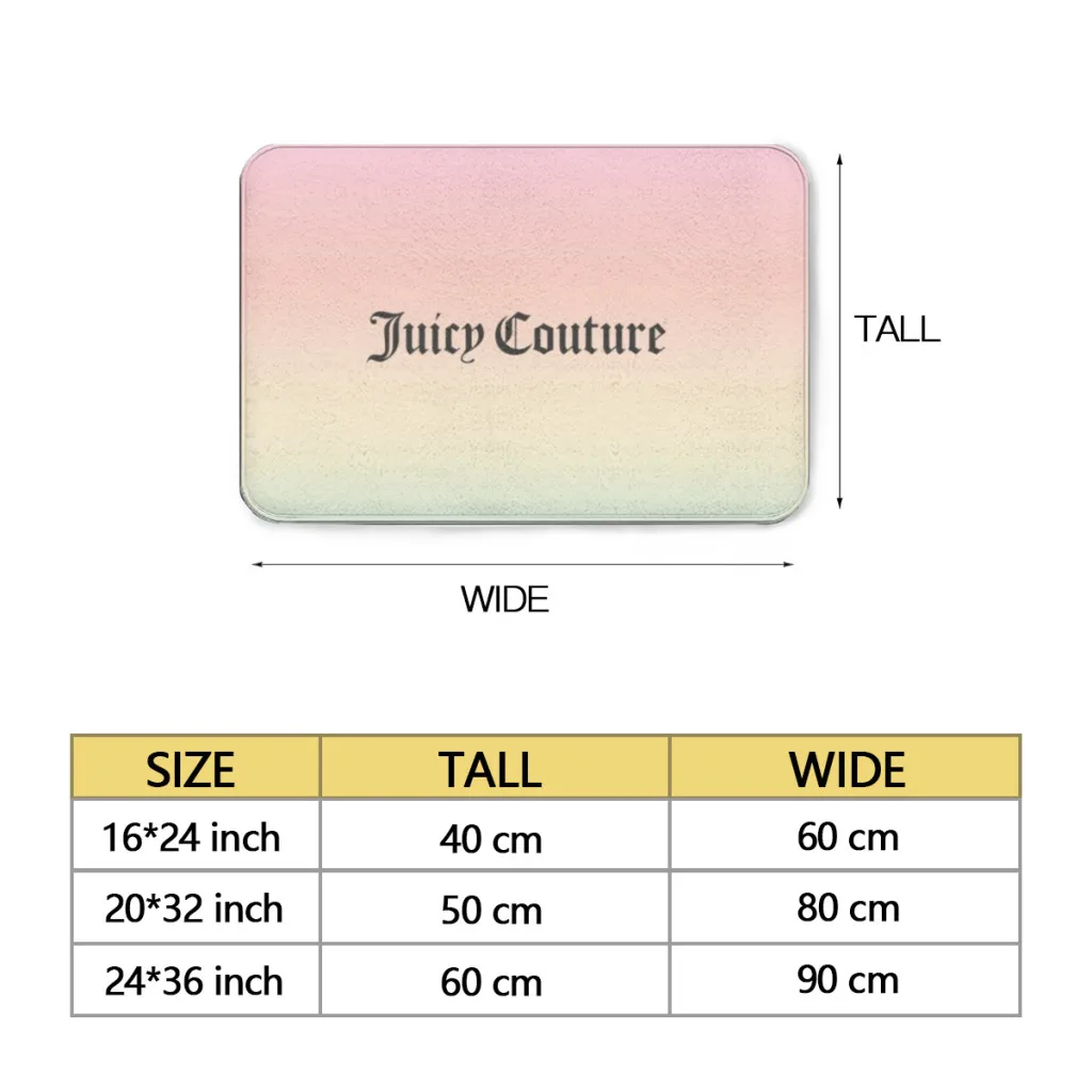 Hot-Sale-Like-Juicy-Couture-Style Living Room Rug Carpet Flannel Slip Mat Decor Aesthetic Dressing