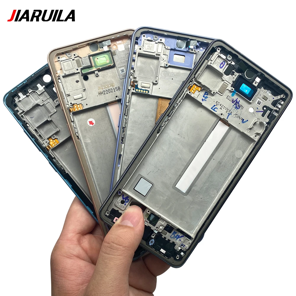 NEW Replacement Front Housing LCD Screen Middle Frame Cover Bezel Plate Parts For Samsung A33 A52 A52S A53 A72