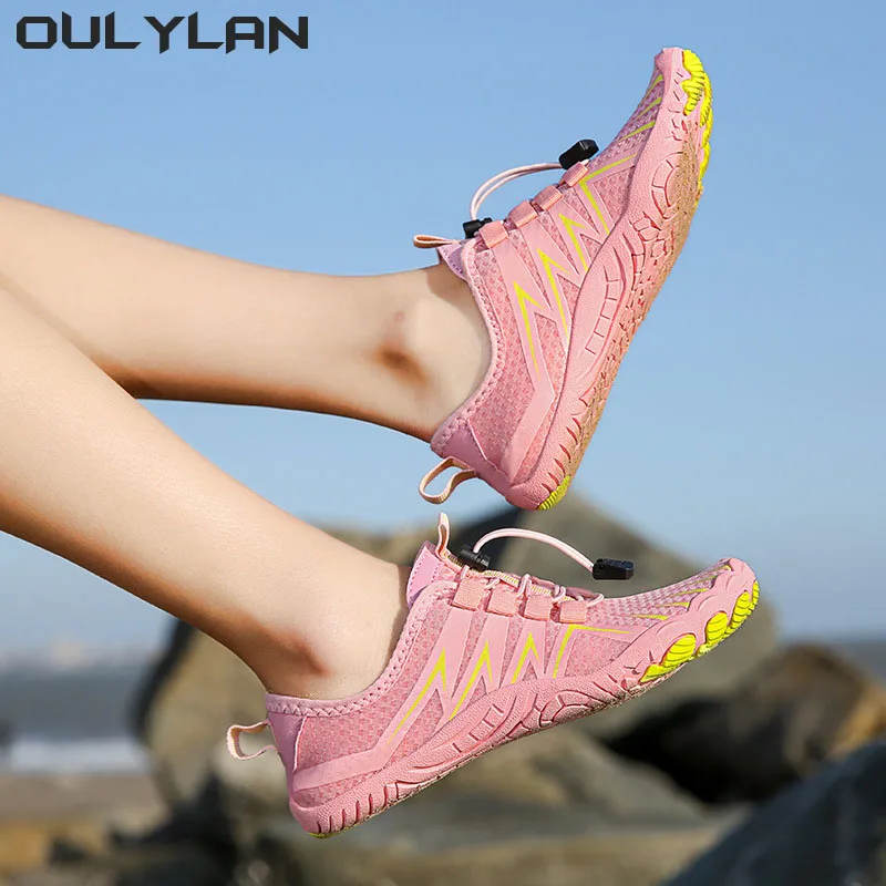 Sport Shoe Quick Dry River Sea Aqua Shoes Sneakers Climbing Women Men Barefoot Shoes Upstream Breathable Beach Water Shoes