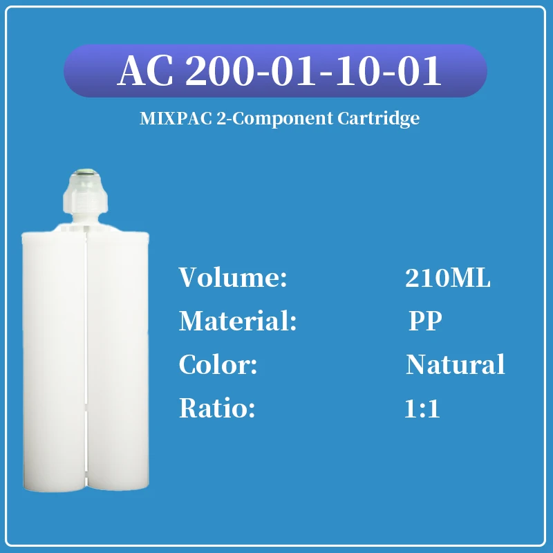 

Sulzer Mixpac AC 200-01-10-01 Двойной эпоксидный картридж Промышленный дозирующий клей PP AB Клей-бочка для профессионального использования