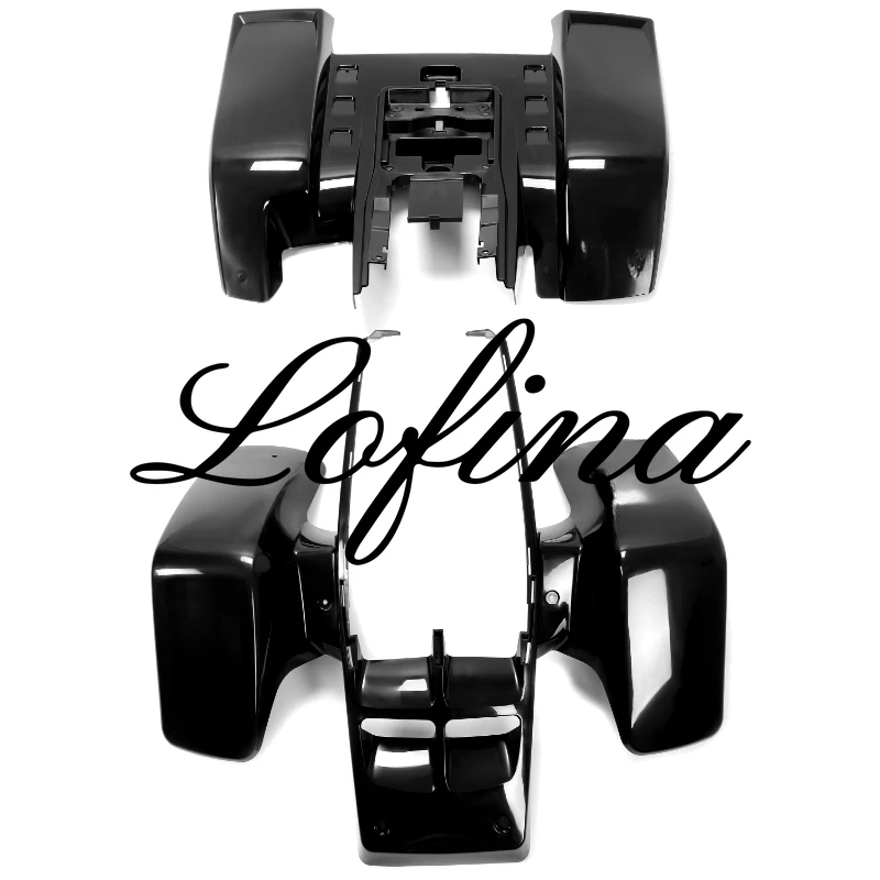 2026 For Yamaha Banshee Fenders Front + Rear Plastic Body 1987-2006 Black