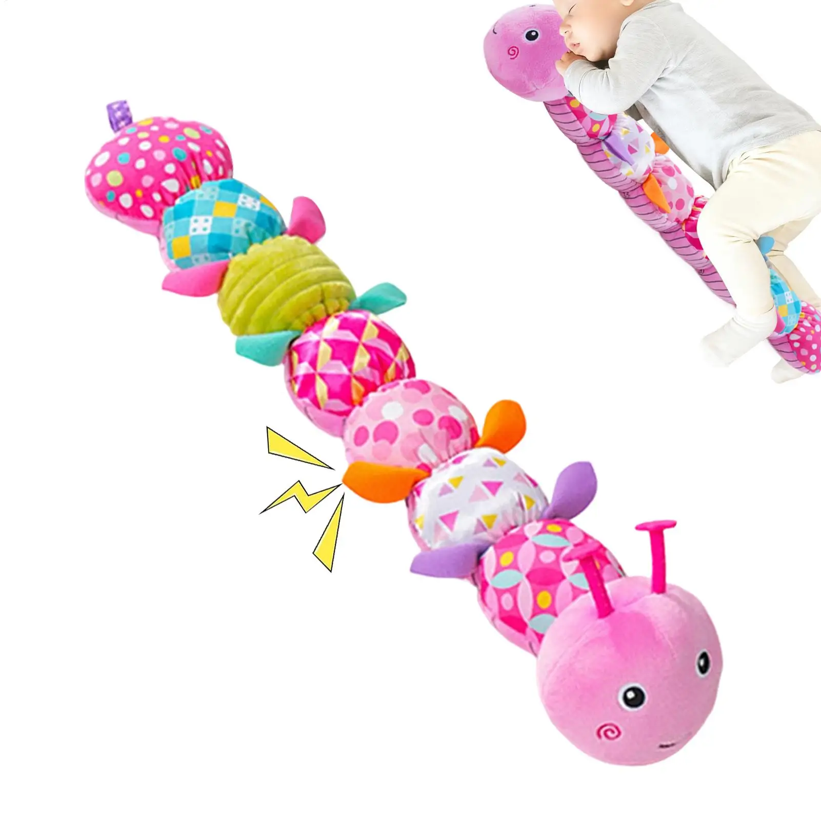 

Sensory Teether Cute Teething Doll Calming Sensory Toys For Boy Girl Child Parent Travel Nursery Crib Bedroom Stroller