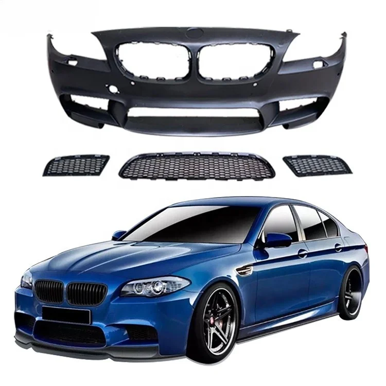 

F10 F18 M5 Body Kit For Bmw 5 Series 2012-2017 Car Bumper Rear Bumper Side Skirt Fender