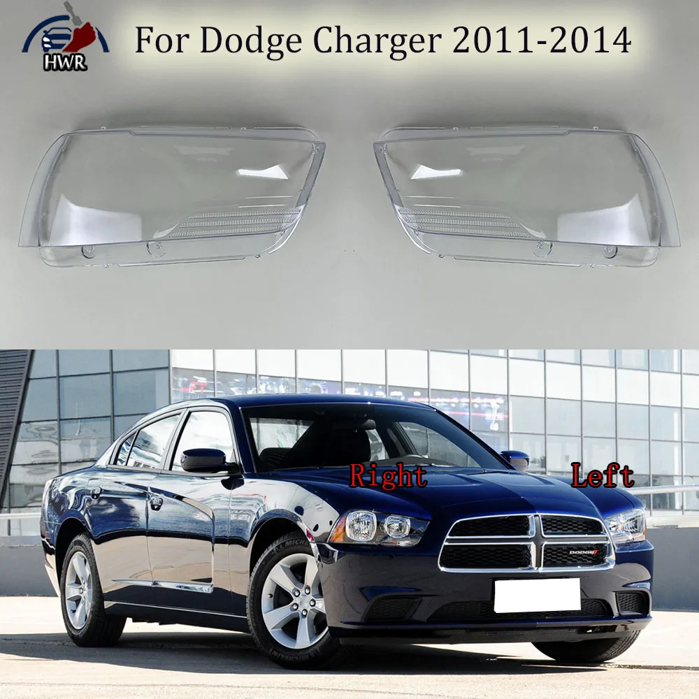 

Headlamp Cover Headlight Shell Transparent Lens Plexiglass Replace Original Lampshade For Dodge Charger 2011 2012 2013 2014