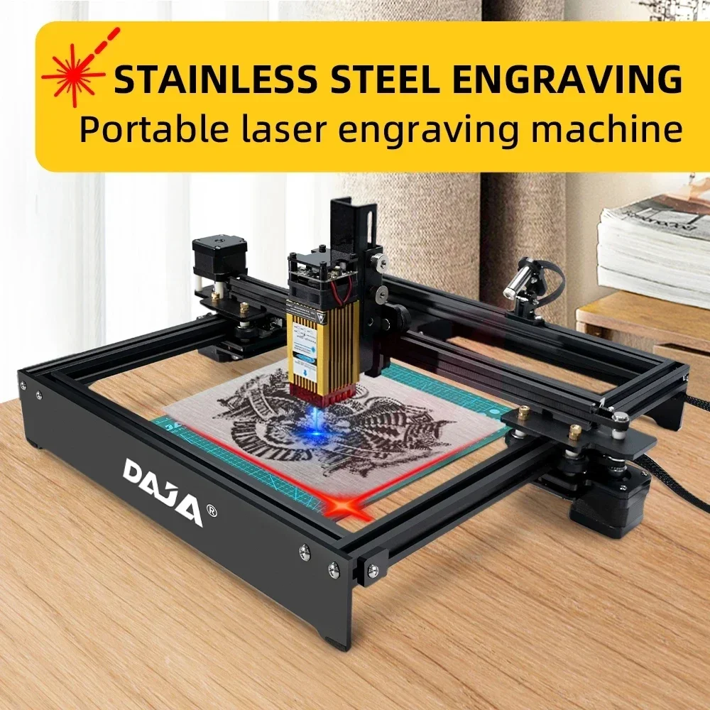 D3 New Engraving Machine 3W/7W/15W/20W CNC APP Control DIY for Wood Plastic Acrylic Glass Leather Logo Home Use