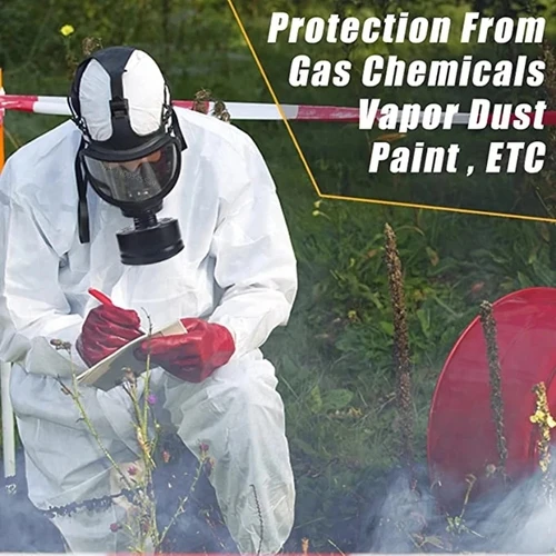 Imagen 2 del producto Nuevo Respirador MF14/87, máscara de Gas de cara completa con filtro de carbón activado para protección contra la contaminación nuclear y los vapores, productos químicos