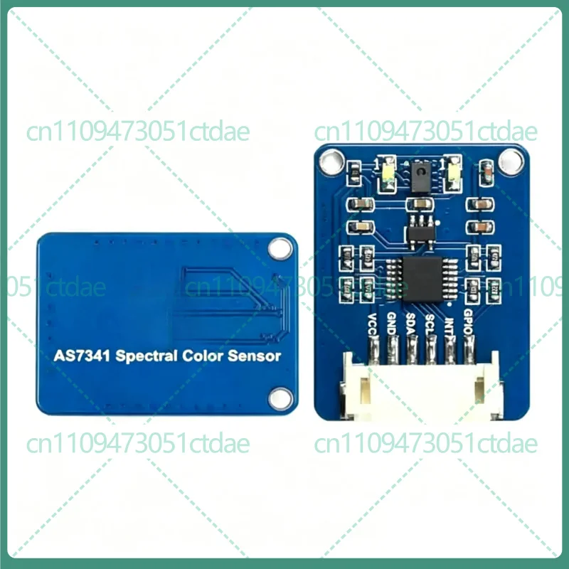 1-5pcs For AS7341 Sensor Multi Channel High Precision Visible Spectrum Analyzer I2C Interface Development Board