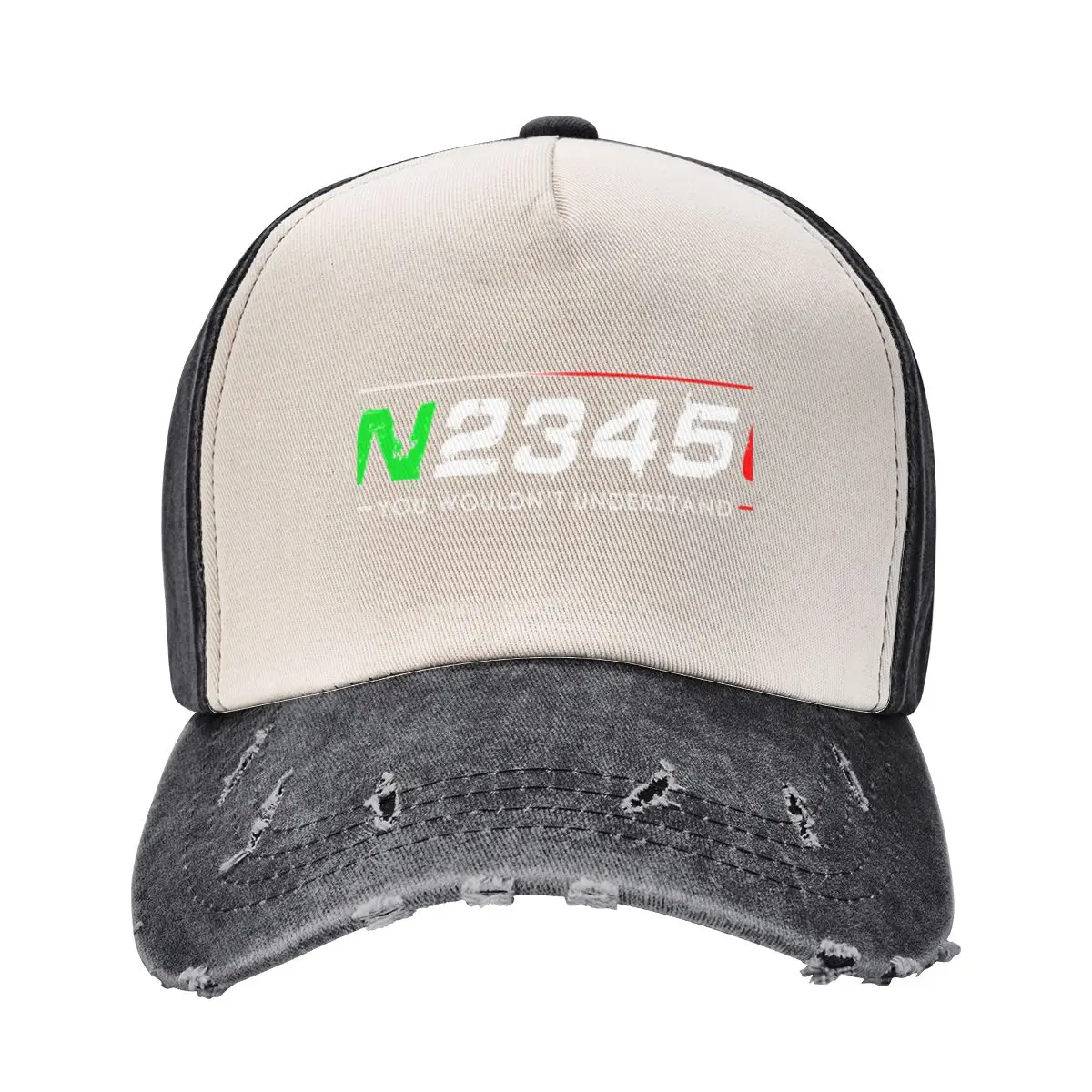 1N23456 Motorcycle Gear Biker Baseball Cap Custom Cap Trucker Cap black Fluffy Hat Hats For Women Men's