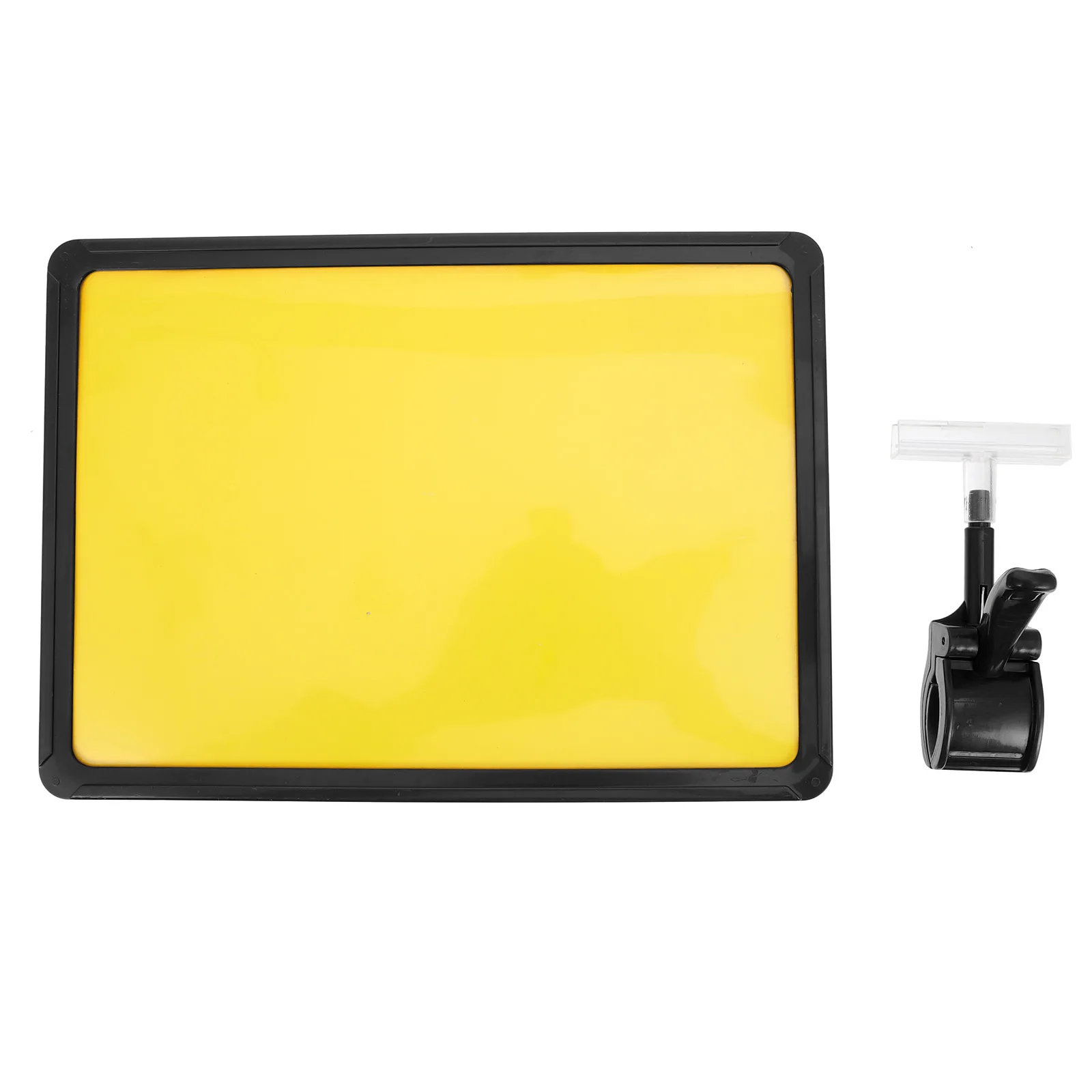

A4 Clip Price Tag Board for Supermarket Shelf Labels Simple Reusable ABS Material Easy Operation Retail Store