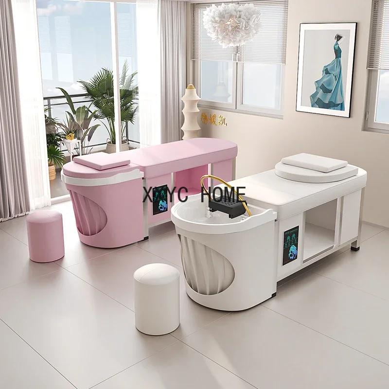 

Professional Beauty Chair Shampoo Spa Progressive Shampoo Headspa Massage Sedia Parrucchiere Furniture CY50XF
