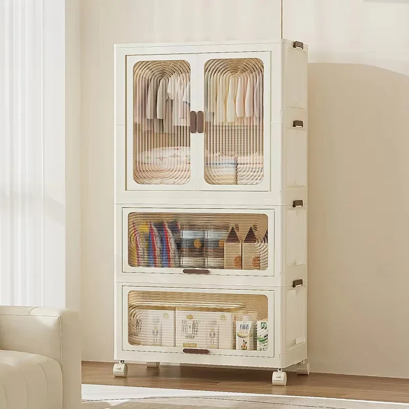 

Новое поступление Wannuo, простой в установке детский шкаф, гибкий детский пластиковый шкаф, складной пластиковый шкаф для одежды