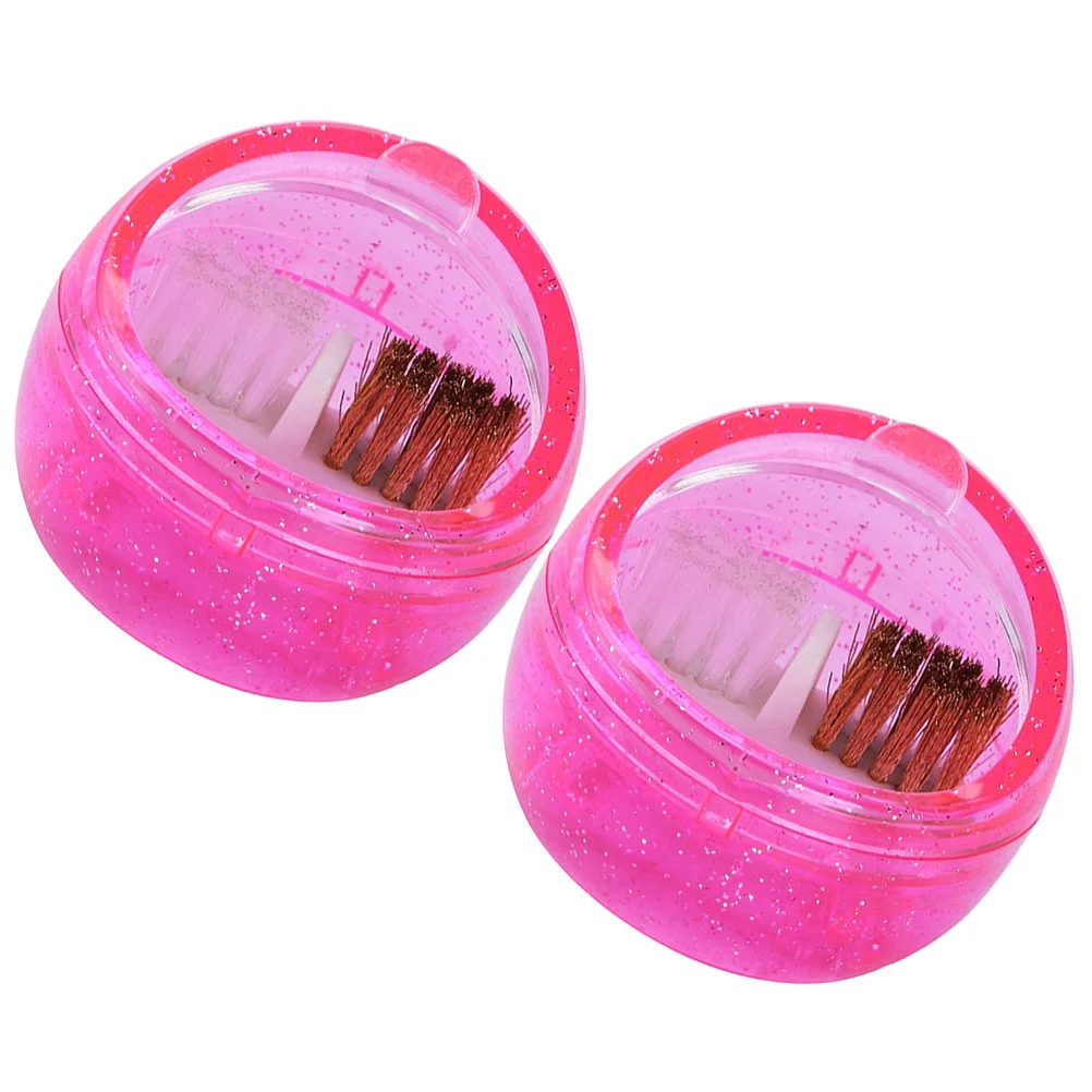 2Pcs Nail Art Supplies Drill Bit Cleaner Brush Manicure Tool Accessory Reusable Long Time to Use Manicure Drill Bit Cleaning Box