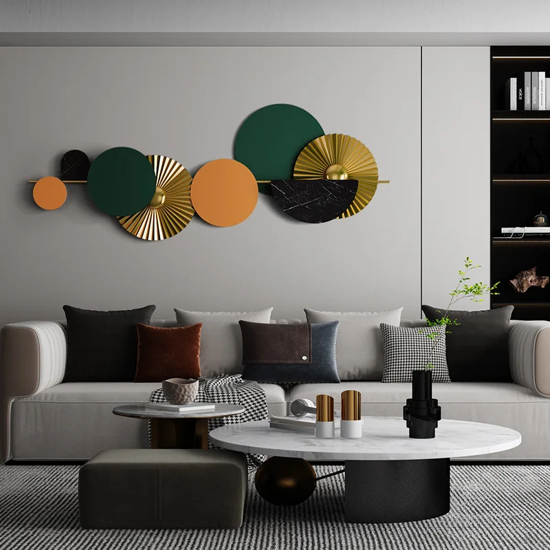 

Metal Three-dimensional Wall Decoration Dining Room Wall Pendant Living Room Background Wall Decoration Wall Hanging