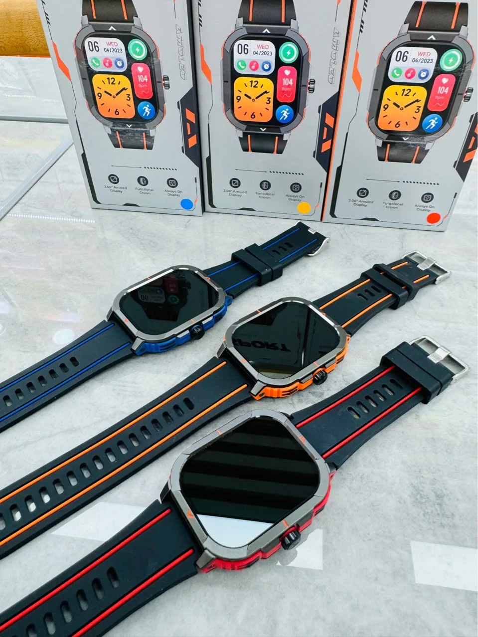 for Cubot KingKong AX Ace 3 Power 3 Star 2 Smart Watch 2.06inch Screen Bluetooth Call Men Women Fitness Smart watches Sports