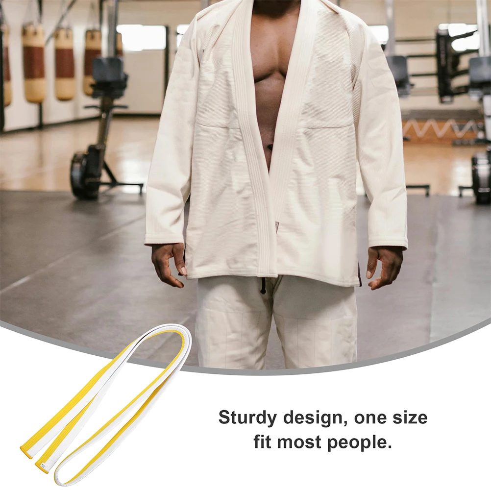 

Профессиональный пояс для боевых искусств, хлопковый прочный износостойкий пояс для тренировок по тхэквондо, каратэ, использование