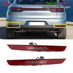 For Porsche Macan 2014-2020 Car Red Rear Bumper Rear Bumper Lamp Reflector Lamp Reflector L:95B945725J R:95B945726J