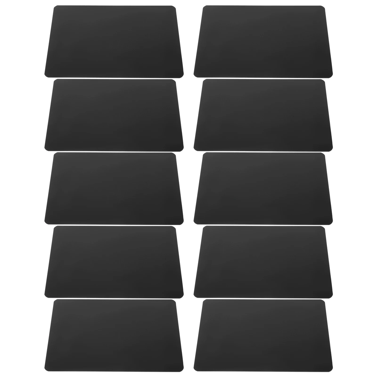 

12 Black A6 Reusable Price Tags Stand Snack Display Shelf Labels Retail Store Promotions Anti ABS Supermarkets Mini