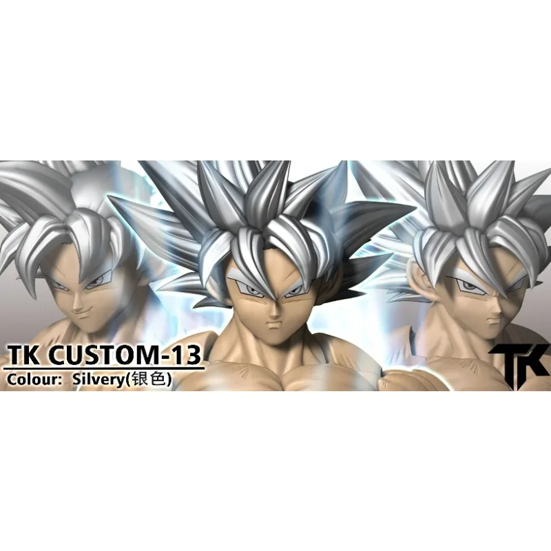 TK Studio Dragon Ball  Goku Perfect Ultra Instinct 3.0 Head Sculpt Accessory Pack 1/12 Action Figure Collectible Toy Gift